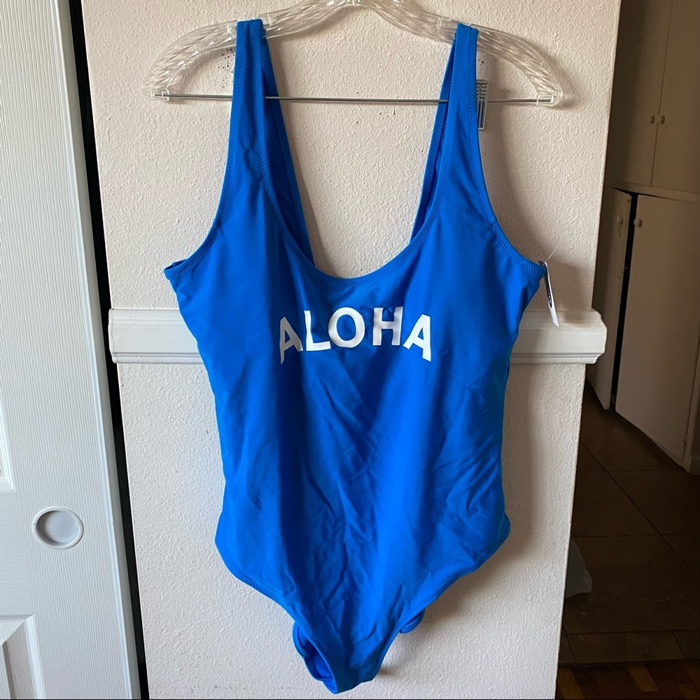 One piece bathing suit
